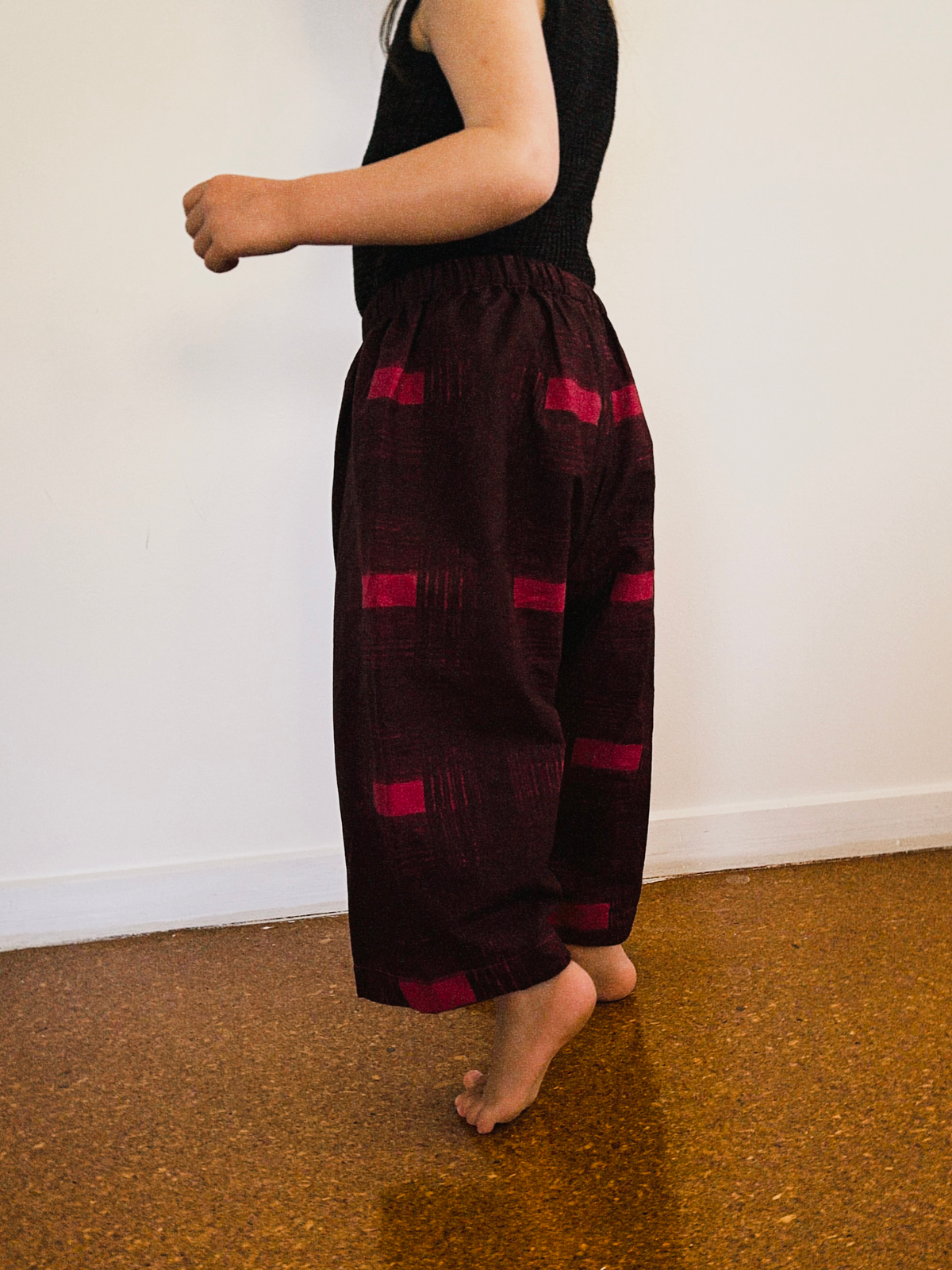 BURGUNDY/FUCHSIA CHECK | 2 YR