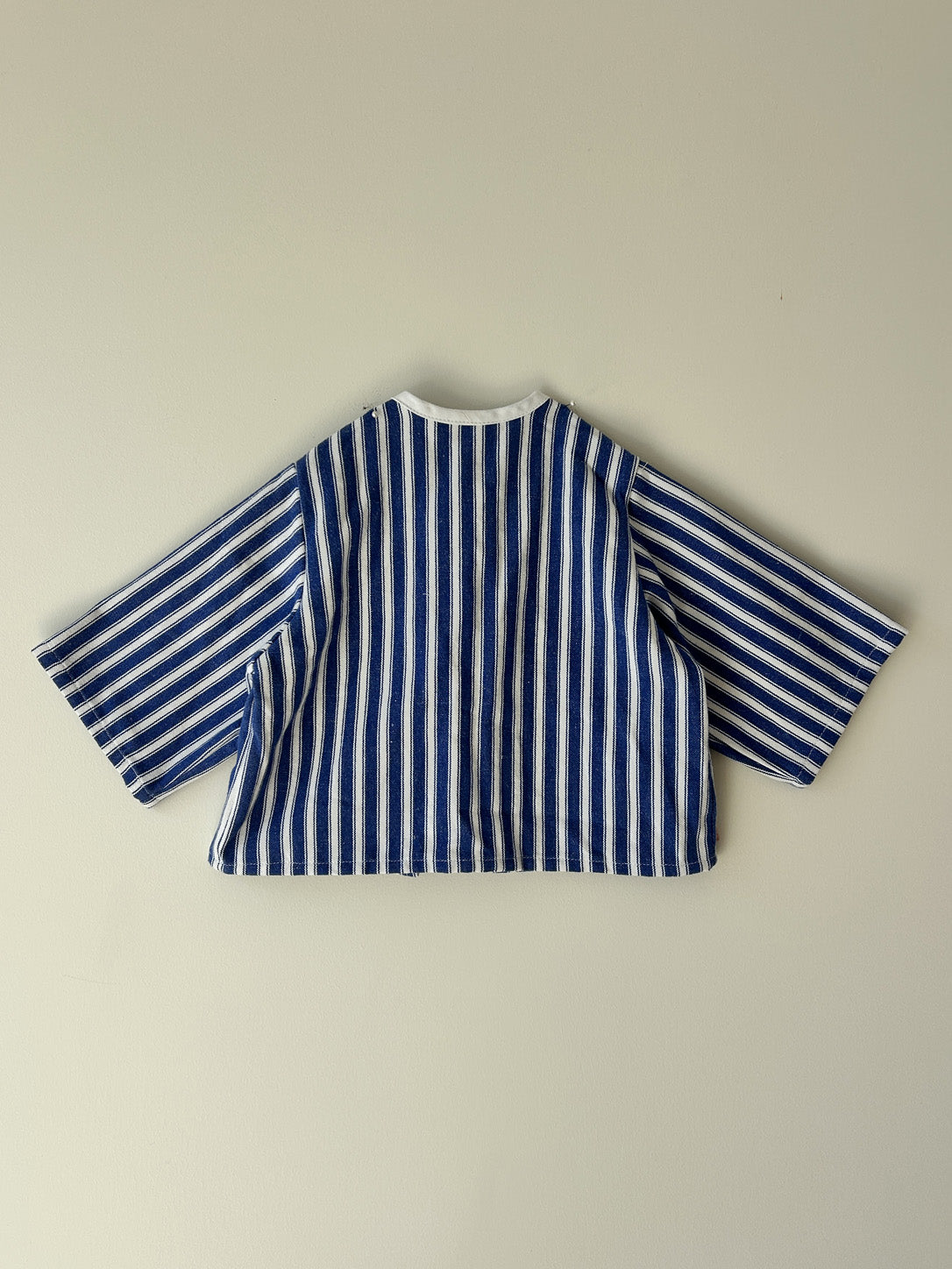 BLUE TICKING STRIPE  | 6 MT